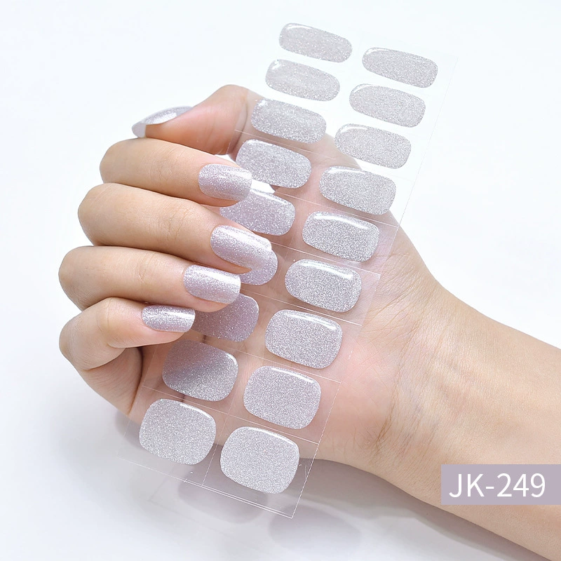 Набор для ногтей XT Gel с наклейками, искусственные ногти и лак для ногтей