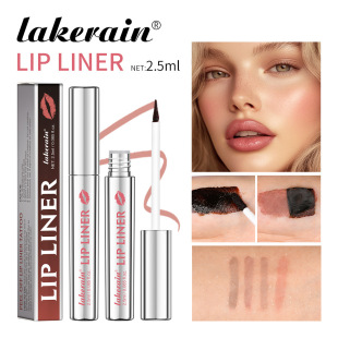 Cross-Border Lakerain Pointed Lip Liner Matte Long-Lasting Easy to Color Non-Sticky Moisturizing Lip Liner