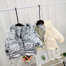儿童正品羽绒服男女童休闲款2025洋气童装中大童加厚保暖外套棉衣