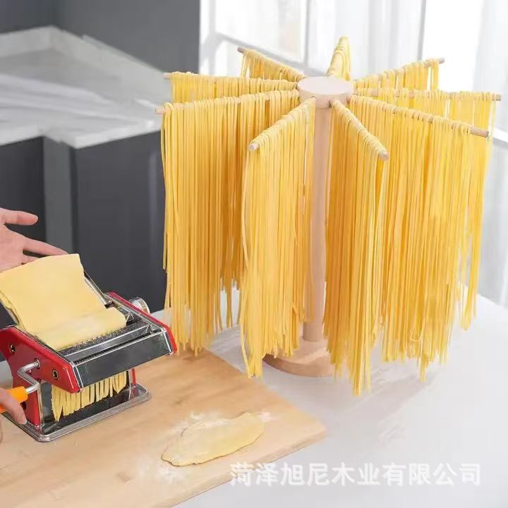 クリエイティブ木製スパゲッティ乾燥ラック取り外し可能な回転麺収納ラックキッチン麺乾燥ラック|undefined
