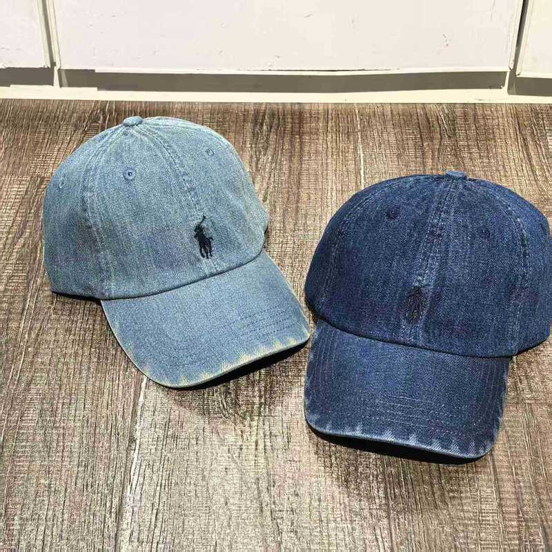 牛仔拉伦男女情侣棉质棒球帽运动刺绣马标防晒鸭舌帽透气|undefined