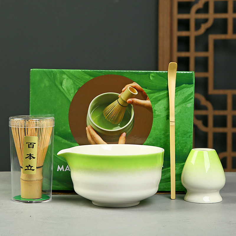 抹茶茶碗日本式抹茶宋代点茶道具陶磁器茶碗カップミキサー抹茶ブラシ茶コップセット|undefined