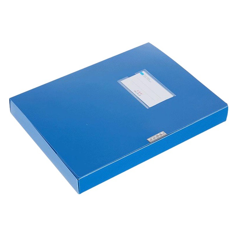 Suministros de oficina A4 caja de archivo de plástico caja de archivo de oficina de 3,5 cm caja de almacenamiento de personal CAJA DE INFORMACIÓN fábrica al por mayor