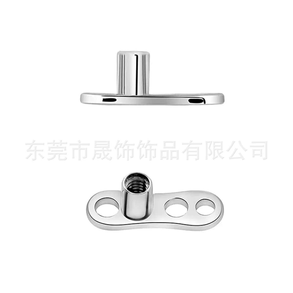 F136 Titanium 埋骨钉锁骨钉 Internal Thread 人体皮下植入埋钉底座 Piercing Jewelry 厂家