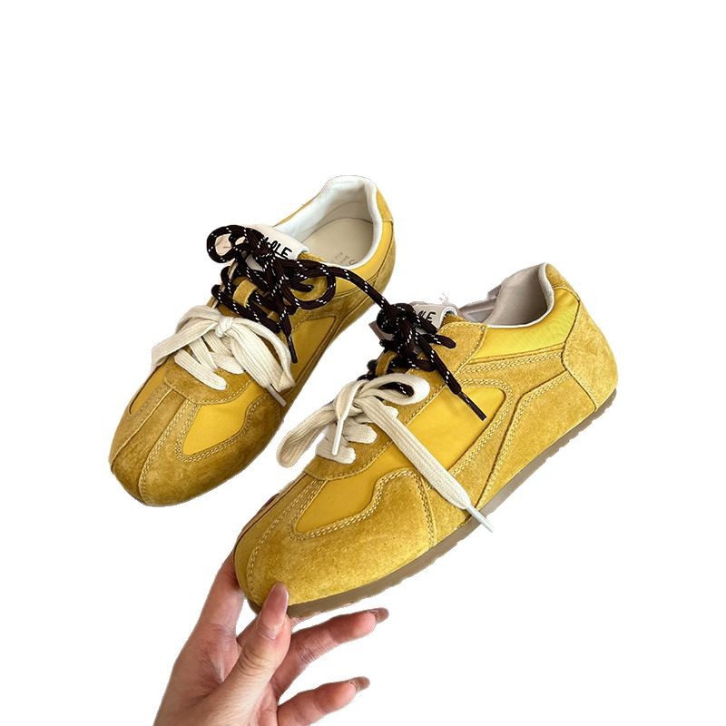 La marea no es sur ~ Forrest Gump, primavera de 2025, nuevo estilo, zapatos casuales retro, zapatos deportivos de entrenamiento moral, zapatos de mujer