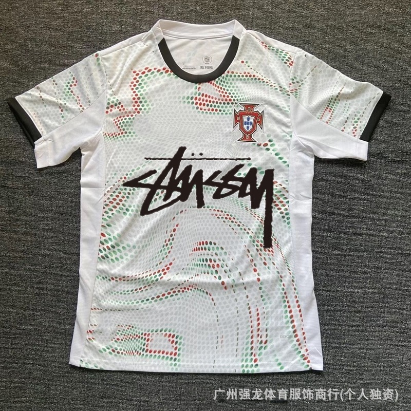 Stussy斯图西球衣弗拉门戈国米意大利纪念版葡萄牙日本短袖足球服|undefined
