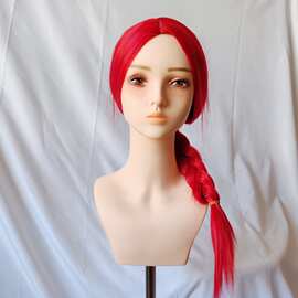 万圣节cosplay假发玩具总动员人物Jessie翠丝红色麻花大辫子狂欢