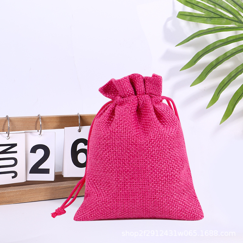 7см*9см; розово-красный (стиль нейлоновой веревки)