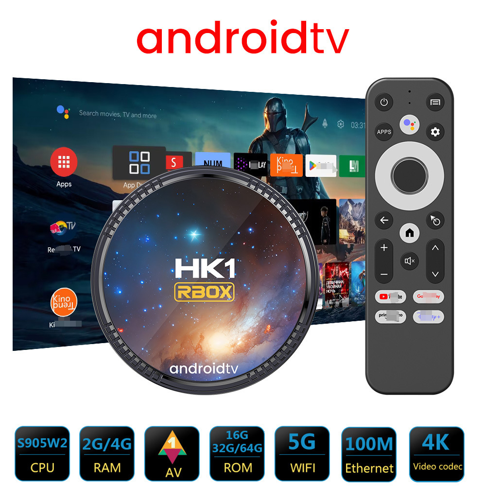 W2T Cross-Border Network Set-Top Box Tv Box 4K Hd S905W2 Android Tv Cross-Border Set-Top Box
