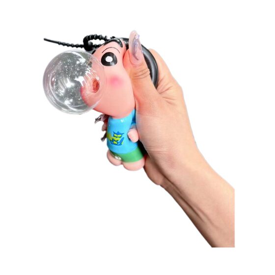 Crayon Xiaoxin Spit Bubble Pinch Music Decompression Toy Pendant Xiaoxin Slow Rebound Vent Couple Gift Keychain