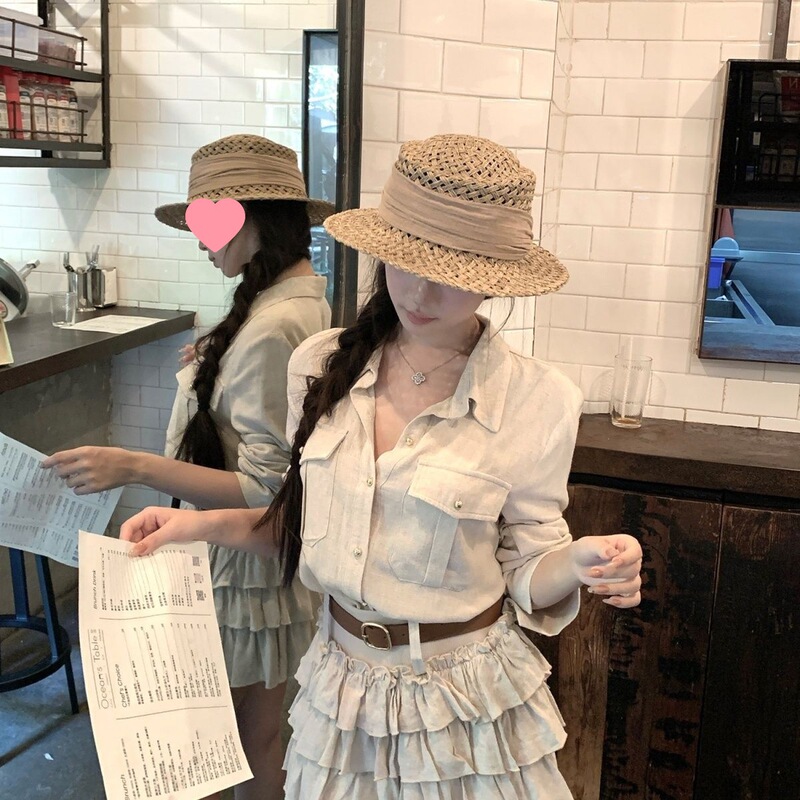 高级松弛感法式衬衫套装2025秋季气质收腰长袖衬衣蛋糕短裙两件套|undefined