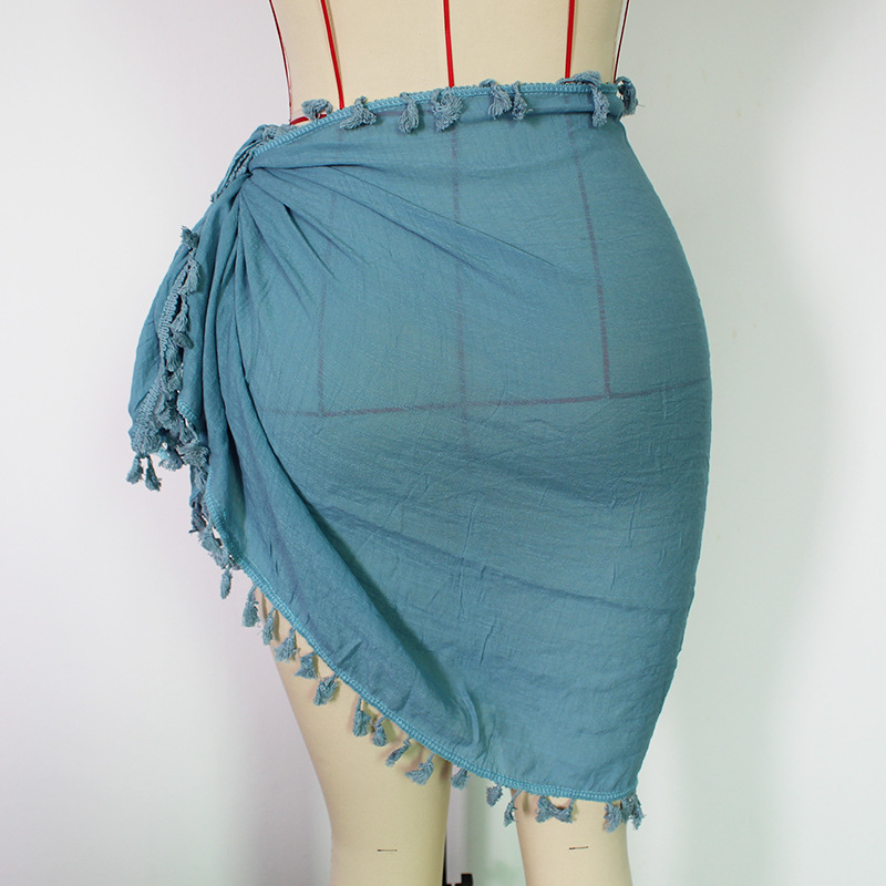 Womenu0027S Fashion Solid Color Polyester Cover Ups 1 Piece