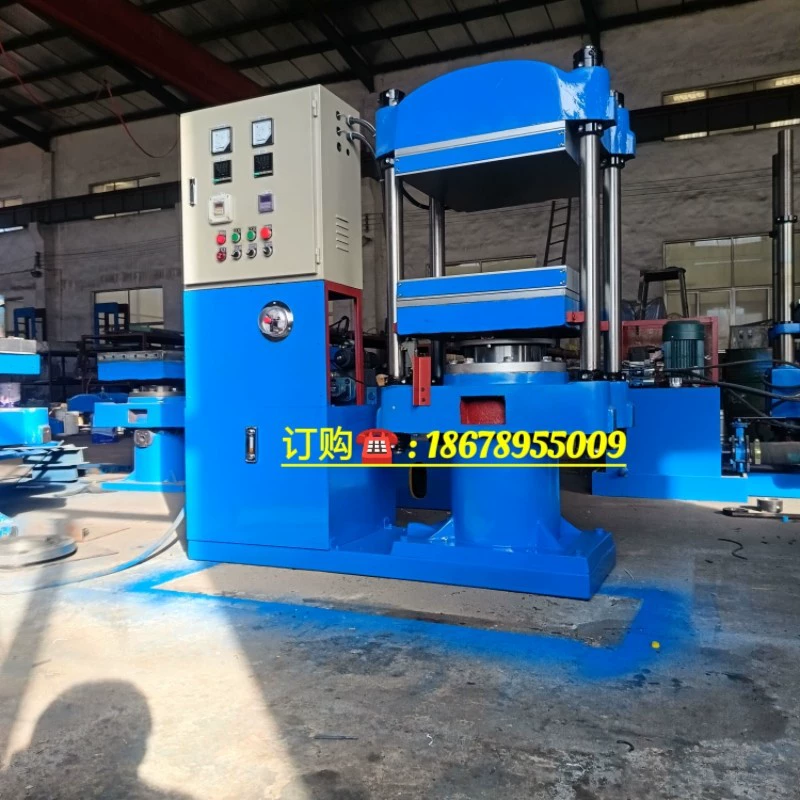 80T четырехколонный испытательный горячий пресс PLC автоматический силиконовый каучук гидравлический плоский вулканизатор