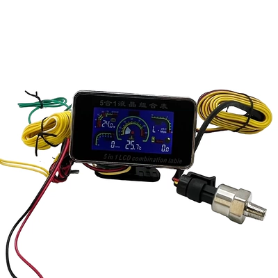 pressure, timer, tachometer, five-in-one, tachometer