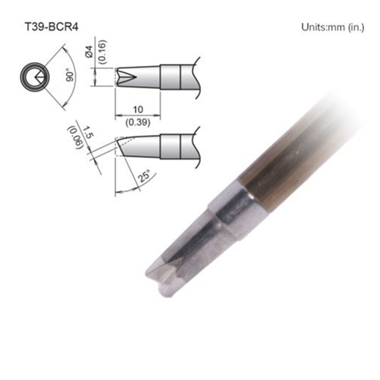 日本白光HAKKO  T39-BCR4 烙铁头烙铁嘴烙铁咀 配焊台FX-971