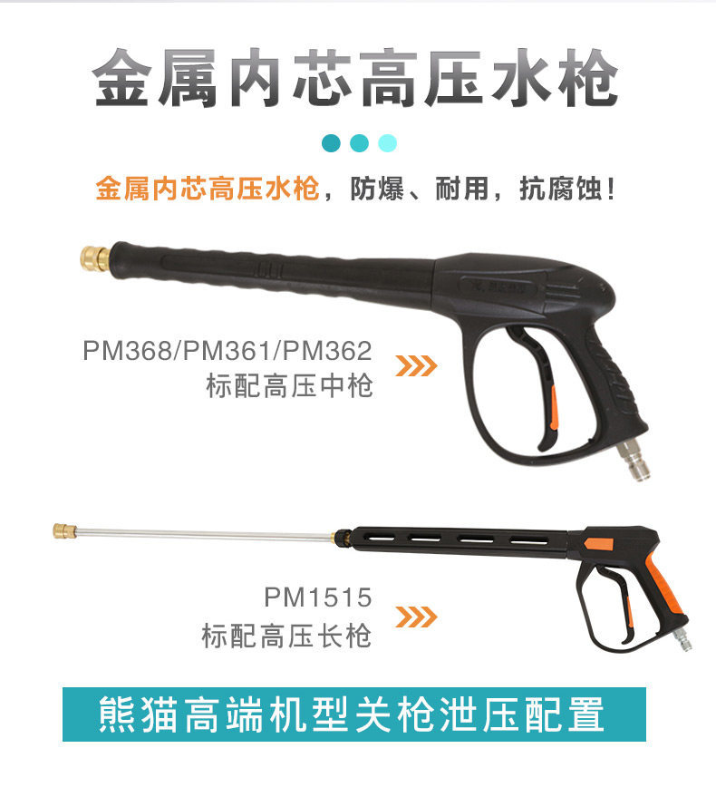 Panda Professional Commercial Cleaning Machine, Industrial Ultra-High-Pressure Cleaning Vehicle Equipment, Tree Bark Removal and Rust Removal Pump for Farms
