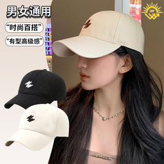 早秋新款复古刺绣棒球帽子女网红同款显脸小百搭潮遮阳防晒鸭舌帽