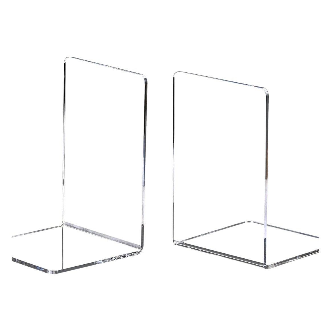 Soporte de libro de acrílico transparente exclusivo transfronterizo Almacenamiento de escritorio para estudiantes tablero de partición al por mayor soporte de libro