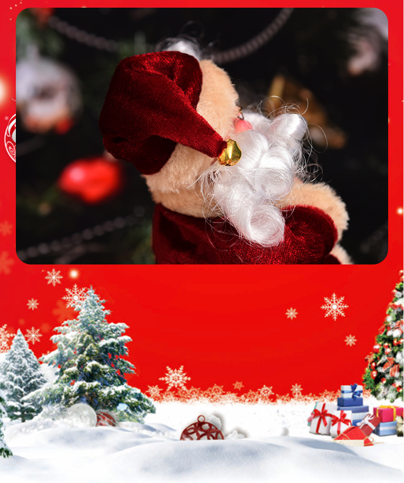 Christmas Santa Claus Cloth Party Ornaments display picture 3