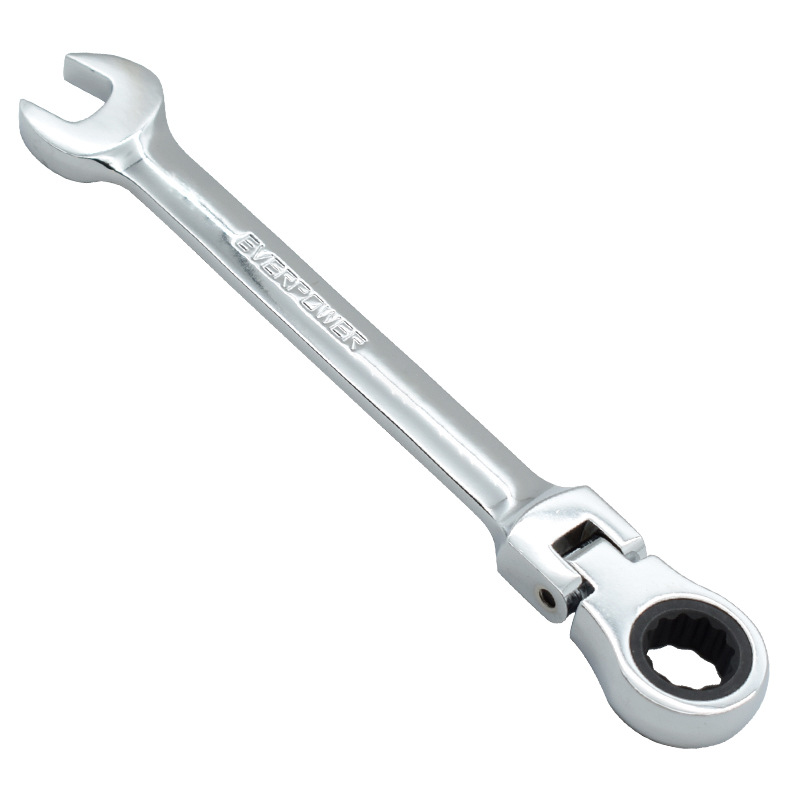 艾威博尔351808镜面活动72齿棘轮防腐耐锈两用板手梅开快速扳手