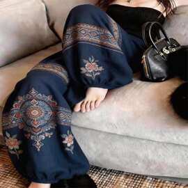 今年流行爆款独特超好看超火休闲显瘦直筒宽松裤子女2026夏季新款