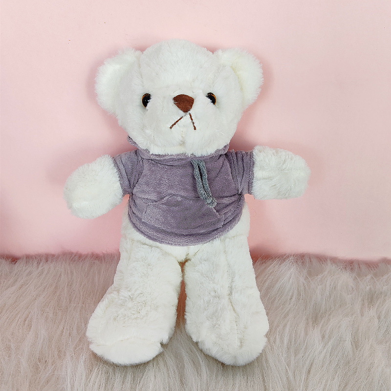 Lindo suéter oso muñeca peluche peluche oso muñeca regalo de cumpleaños máquina de captura muñeca al por mayor transfronteriza