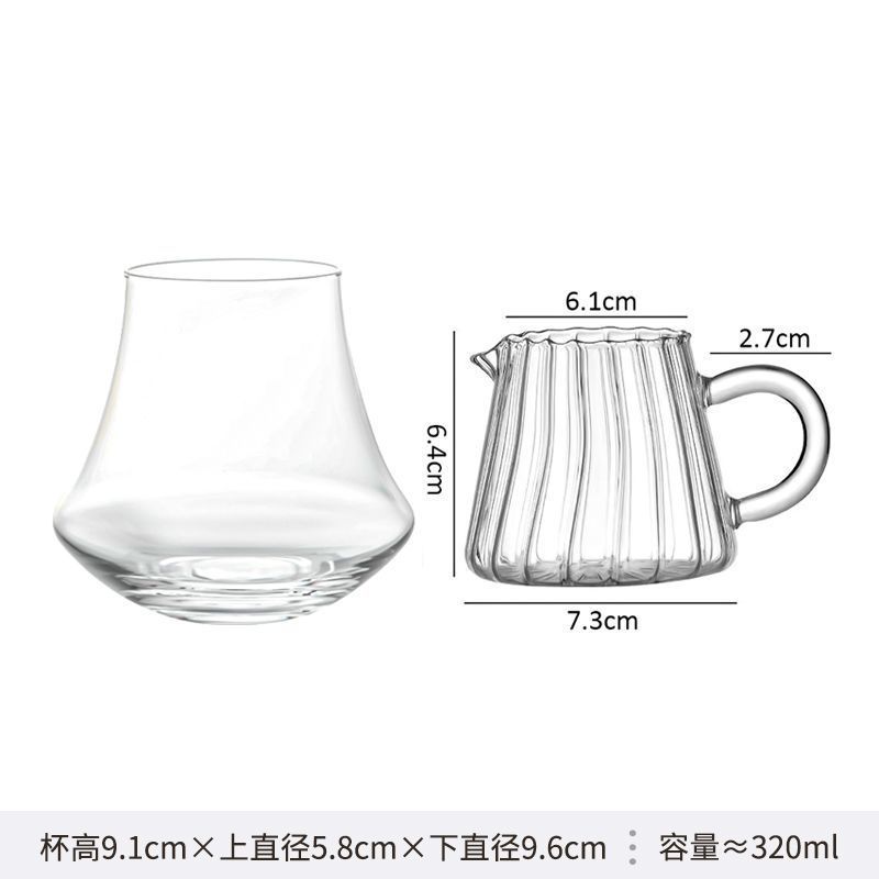 日本富士山カップガラスコーヒーカップインターネット有名人カップデザインニッチ見栄えの良いガラスカップダーティーコーヒーカップ|undefined