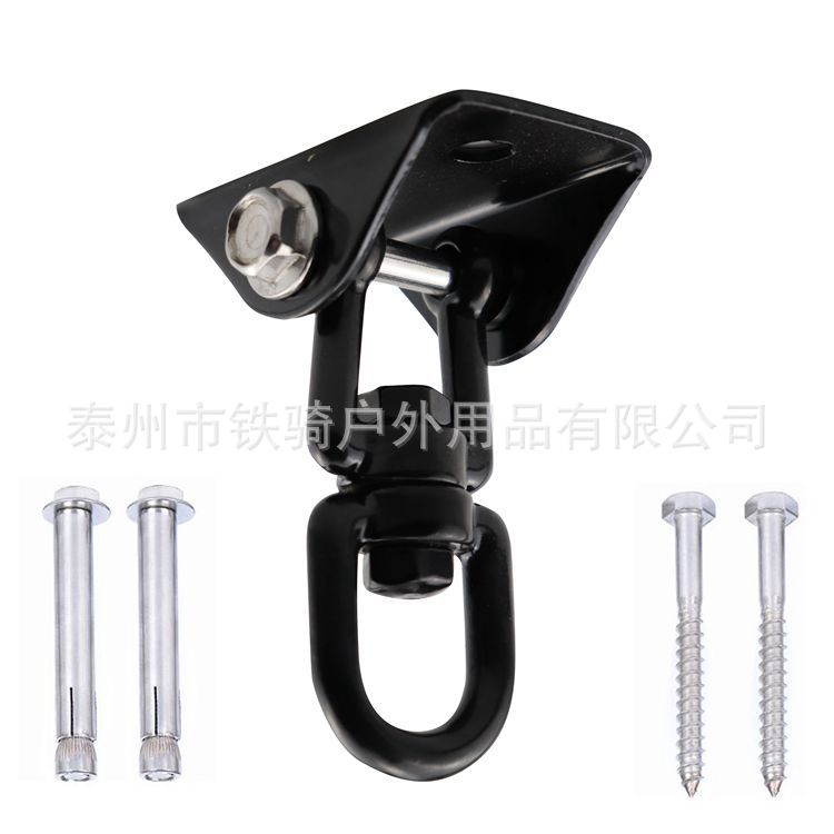 Amazon 304 Acero inoxidable swing gancho fijo placa colgante silla hamaca accesorios 360 giratorio gancho fijo