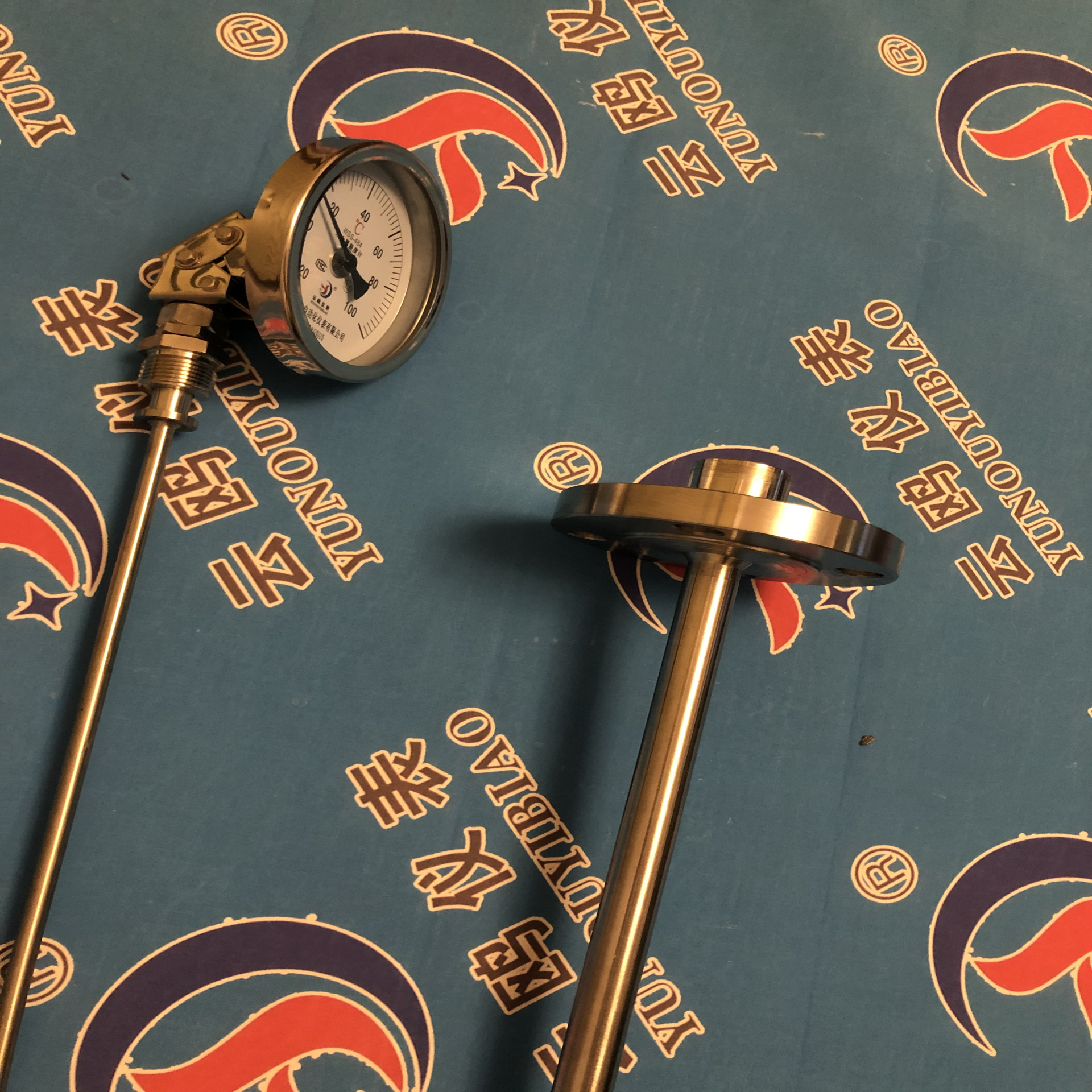 WSSN-583/WSS-586304全不锈钢耐震双金属温度计/0-150℃L=180