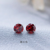 Base zirconium, universal small earrings, silver 925 sample, simple and elegant design, wholesale