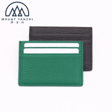 简约新款真皮卡包女多功能证件卡套男荔枝纹牛皮公交卡套定制LOGO
