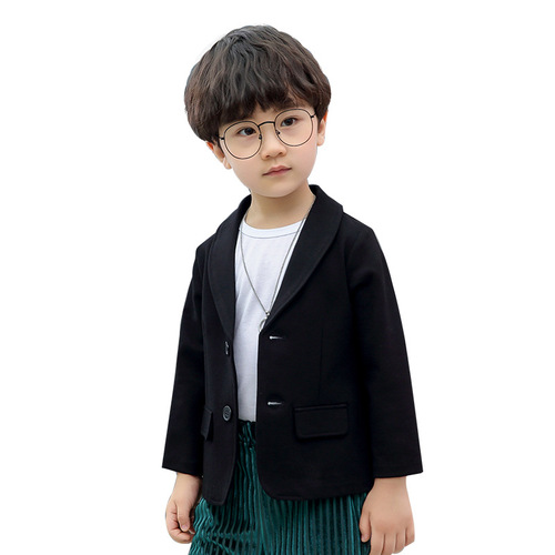 Children's small suits, boys' casual suits, spring and autumn new children's clothing, boys' jackets, slim Korean style, handsome babies