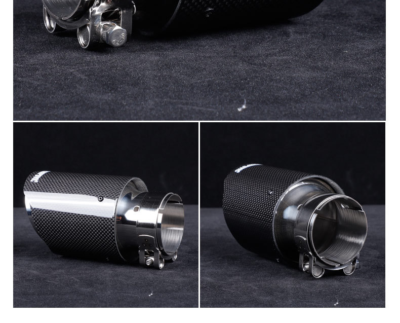 Factory direct sales, high-quality carbon fiber tailpipe for cross-border markets, stainless steel modified exhaust pipe, Scorpio AK tailpipe accessory