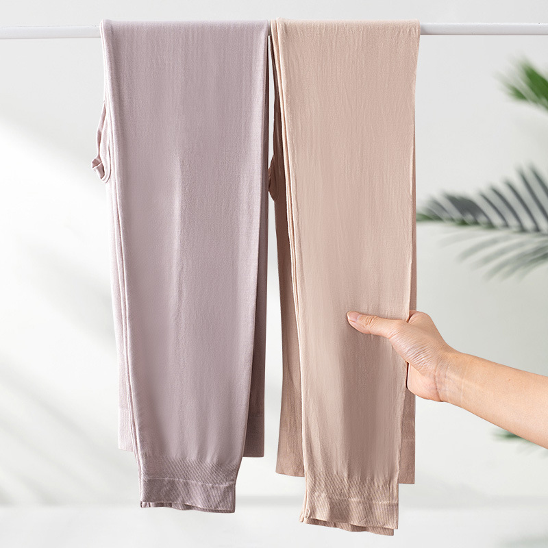 Fábrica expresa nuevas polainas de color sólido de las mujeres de alto elástico de amoníaco desnudo bottoming polainas de las mujeres calientes image 4