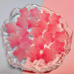 Simulation Gummy Cartoon Star Gradient Resin Candy Soft Gel DIY Cream Gel Phone Case Hair Clip Accessory