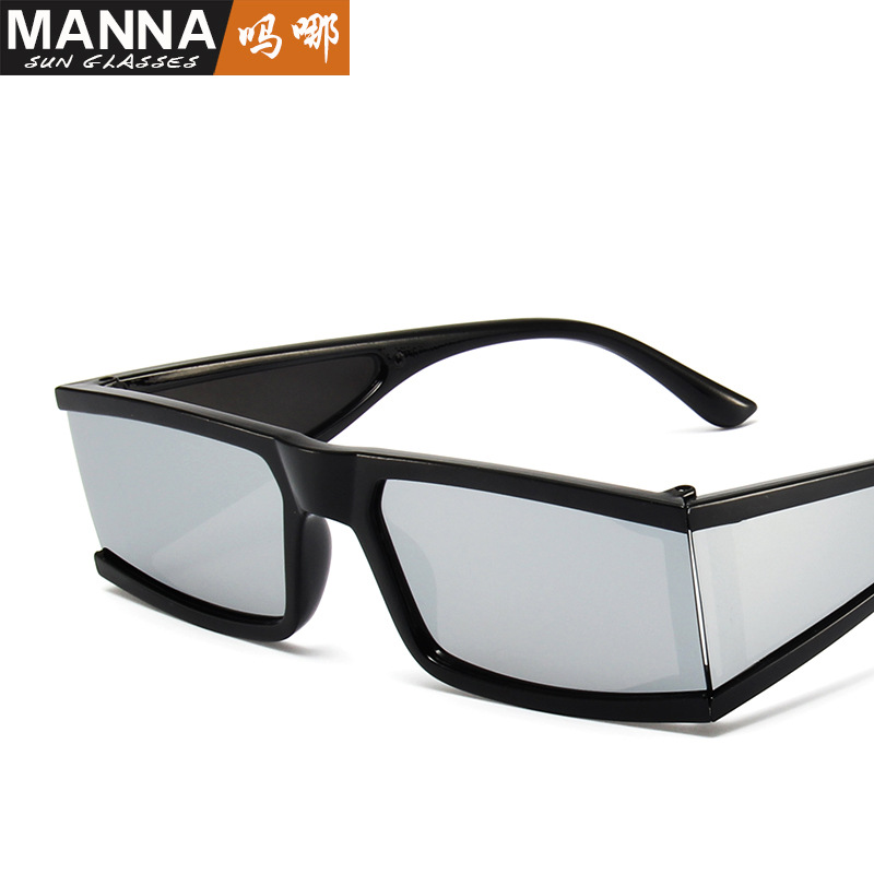 Personalized mercury film punk women's small box sunglasses, trendy photos on the internet, decorative glasses_voghion.com