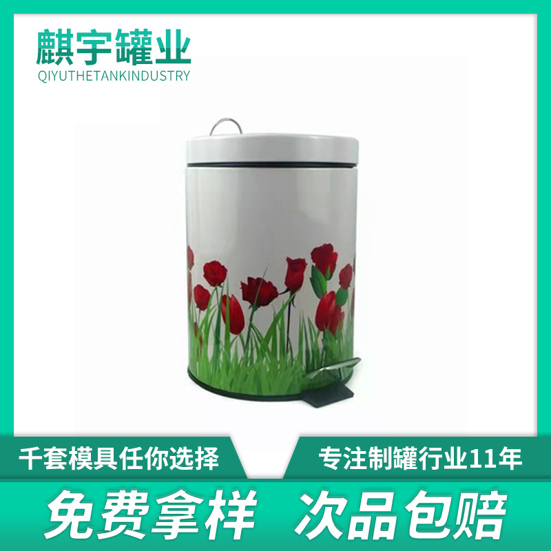 厂家直销高档马口铁垃圾桶办公用垃圾桶马口铁桶金属废纸篓