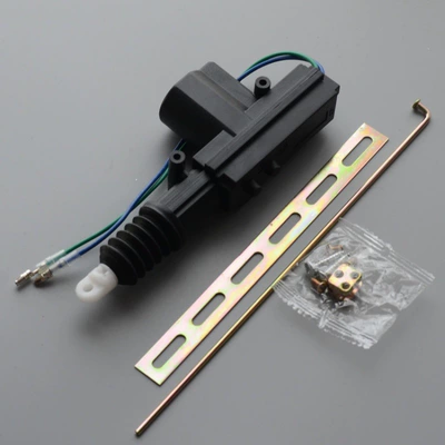 Central locking Universal Door Lock Rear - mgone-0-0-model-central-locking-motor-2-wire-12v-motor-with-hardware-accessories-blackwhite-head-randomly-sent