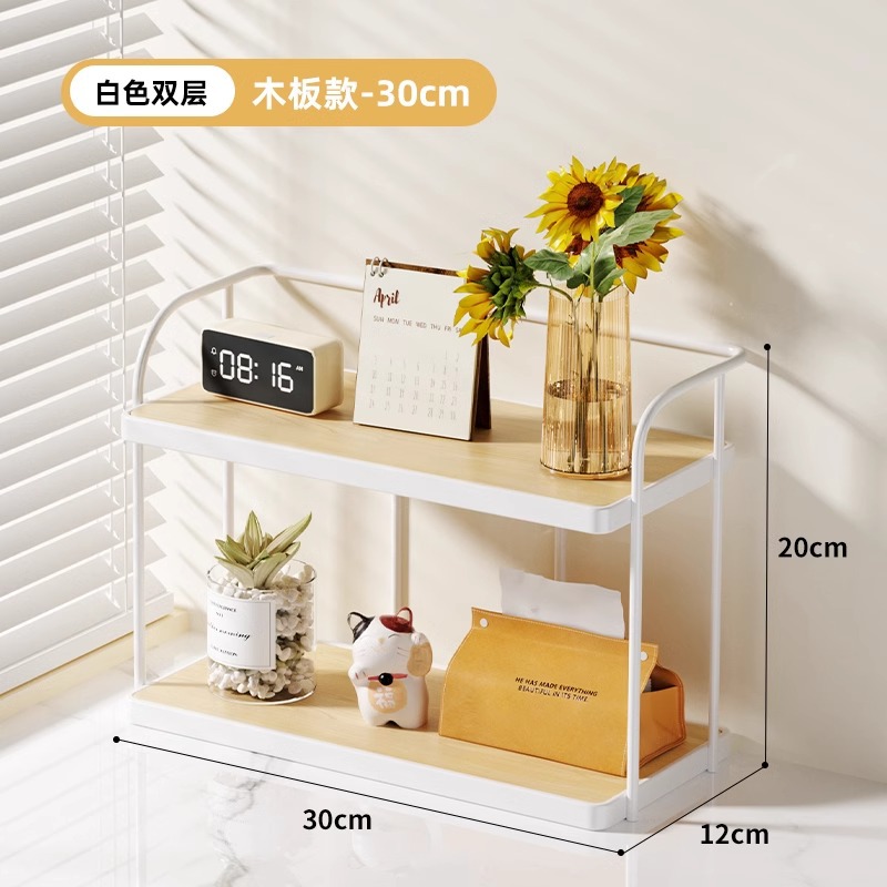 Estante de escritorio acrílico inodoro inodoro inodoro lavabo estante de almacenamiento cosméticos sala de estar caja de almacenamiento