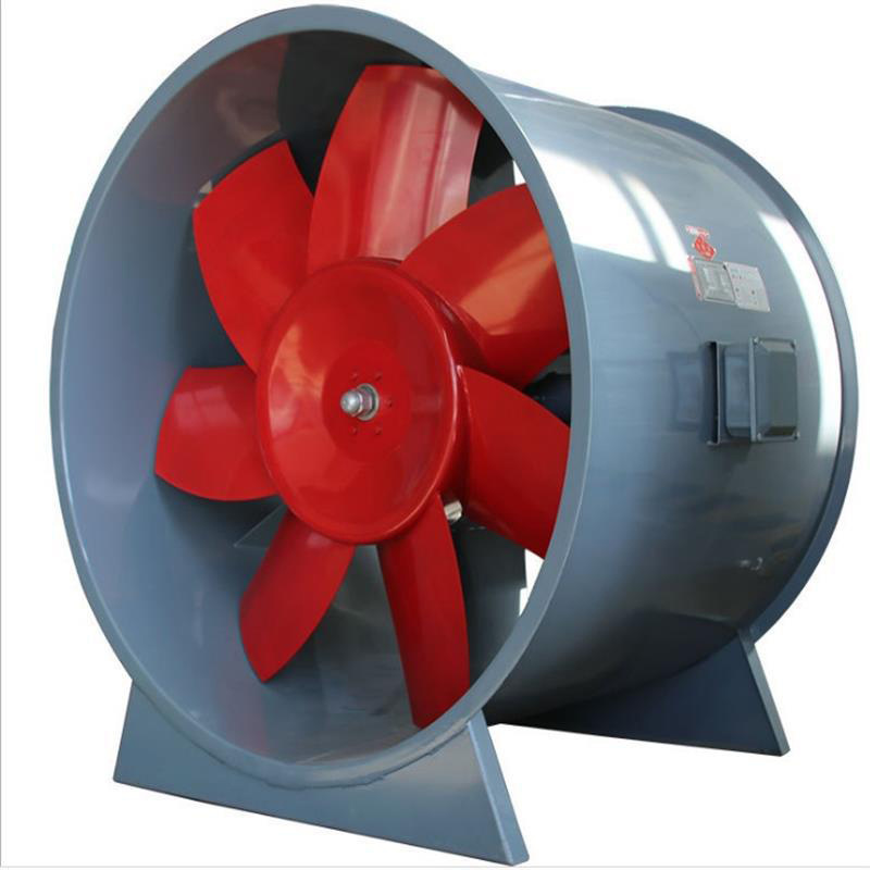 地下车库排风机大功率大风量通风机便携式碳钢消防排烟机河北