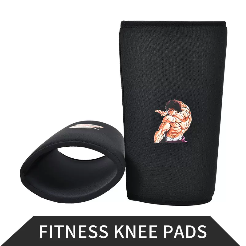 SBR护膝举重力量运动健身力量举大力士深蹲硬拉加压7mm成人护膝盖