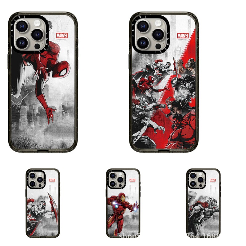 New Marvel Spider-Man Iron Man C Series Phone Case Suitable for iPhone Apple 17 Pro Max 16/15 Plus 14