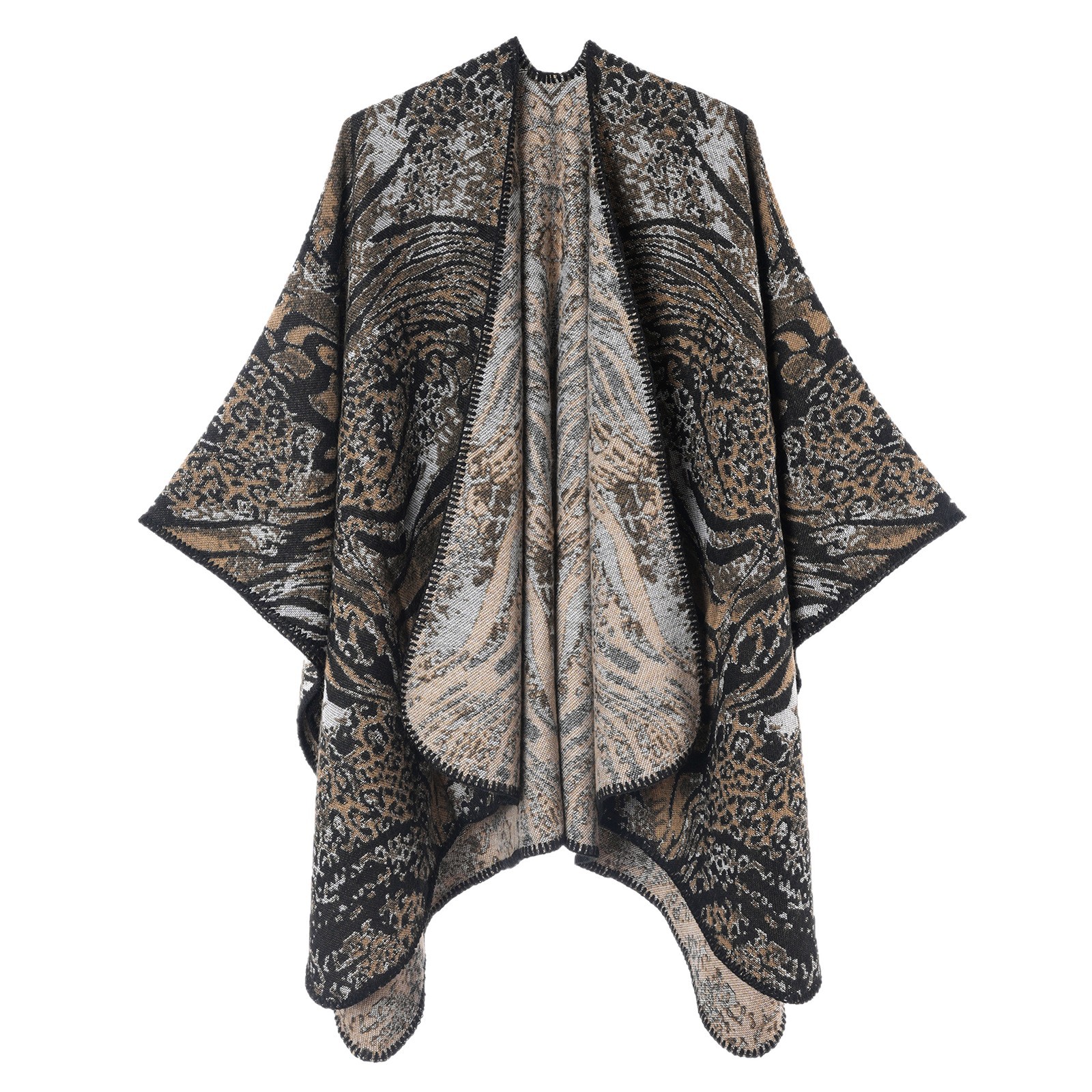 Sciarpa leopardata da donna per viaggi e foto di moda_voghion.com