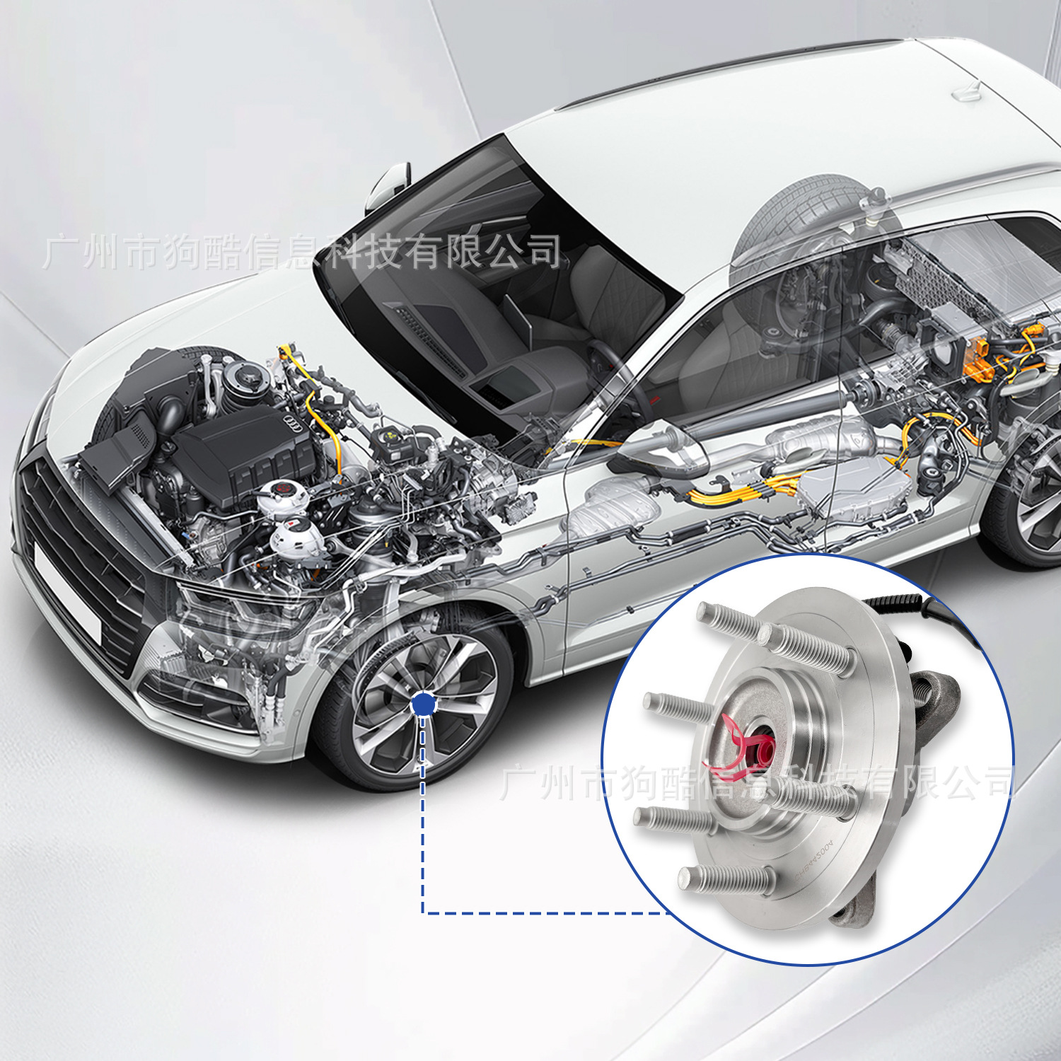 Manufacturer Wholesale Suitable for Ford Ford F-150 2005-2008 Car Wheel Hub Bearing 5L342C530Ad