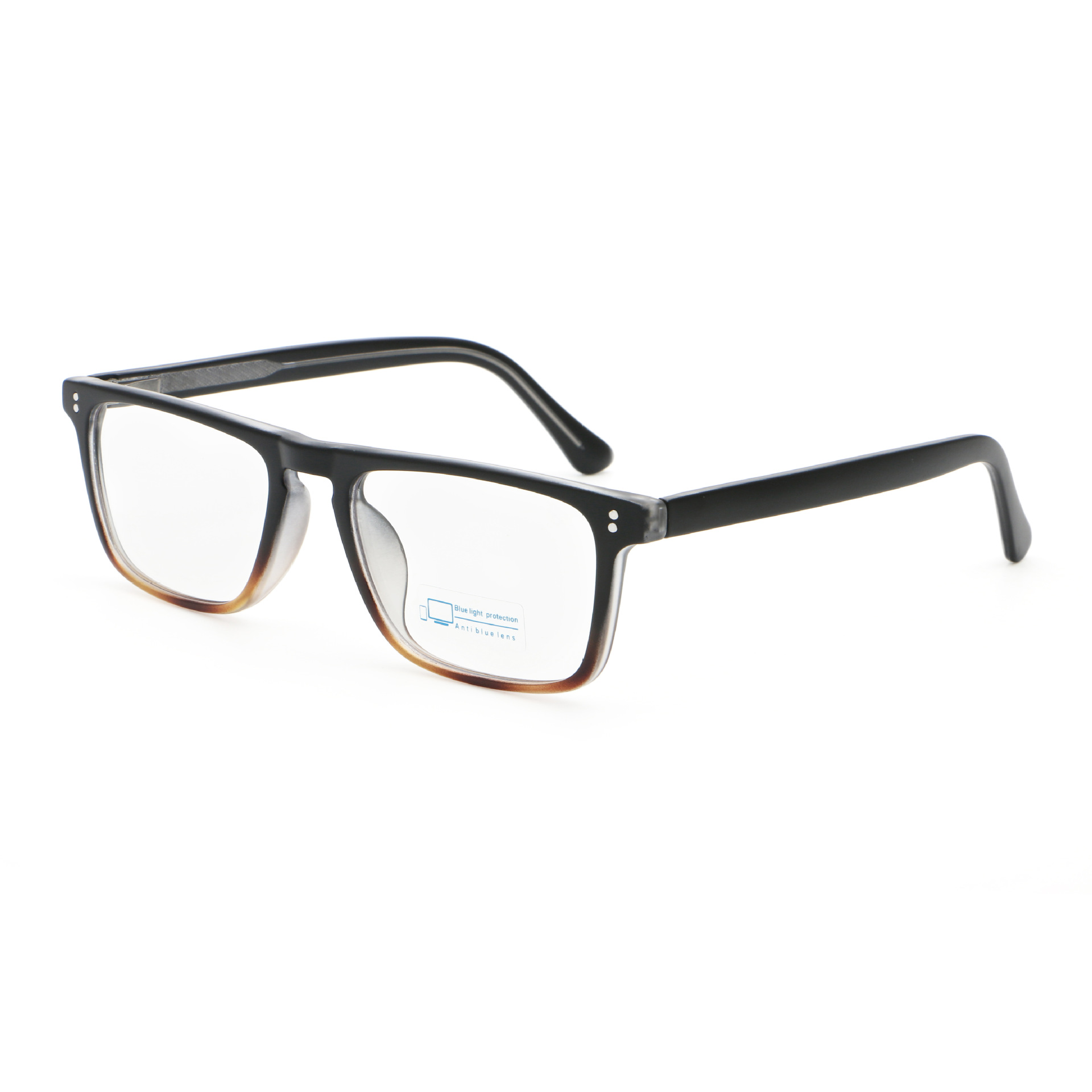Nuevo espejo óptico cuadrado versátil coreano simple cara pequeña gafas de luz de moda gafas de alta calidad 6525 - 2