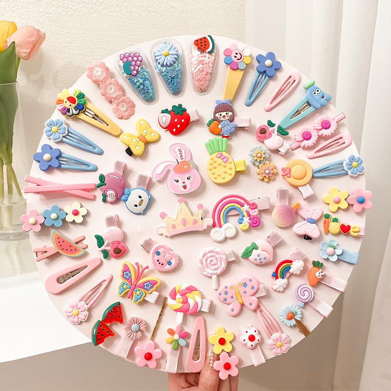 Clips de cabello para niñas, tocado para niñas, clips de cabello para niñas lindas y bonitas, clips para niñas, bebés súper lindos, Beiqin