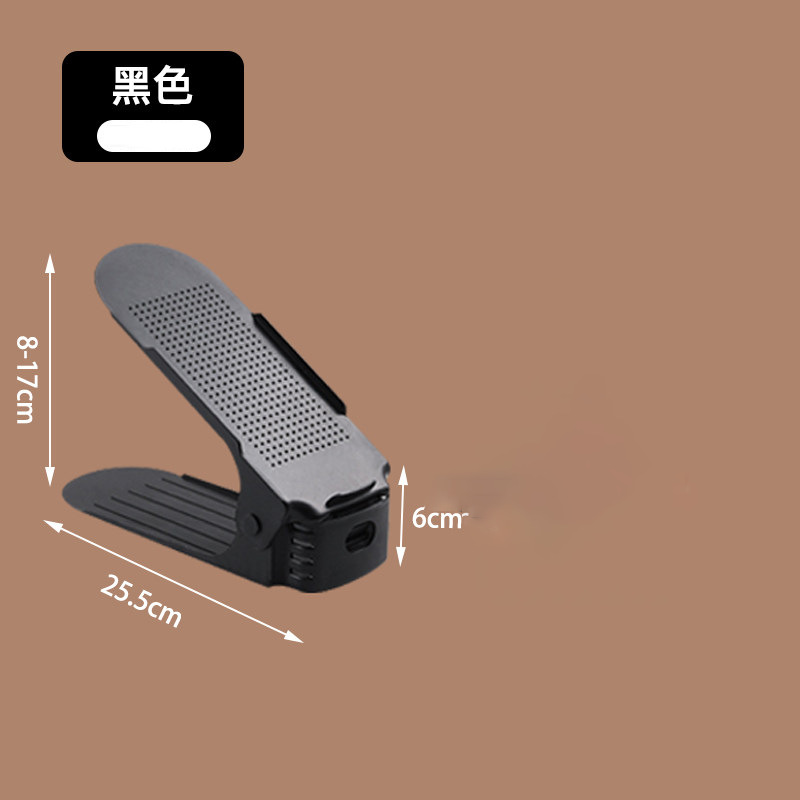 Estante de almacenamiento ajustable de zapatos soporte de zapatos de doble capa dormitorio armario de zapatos acabado estratificado estante de almacenamiento de zapatillas artefacto mágico