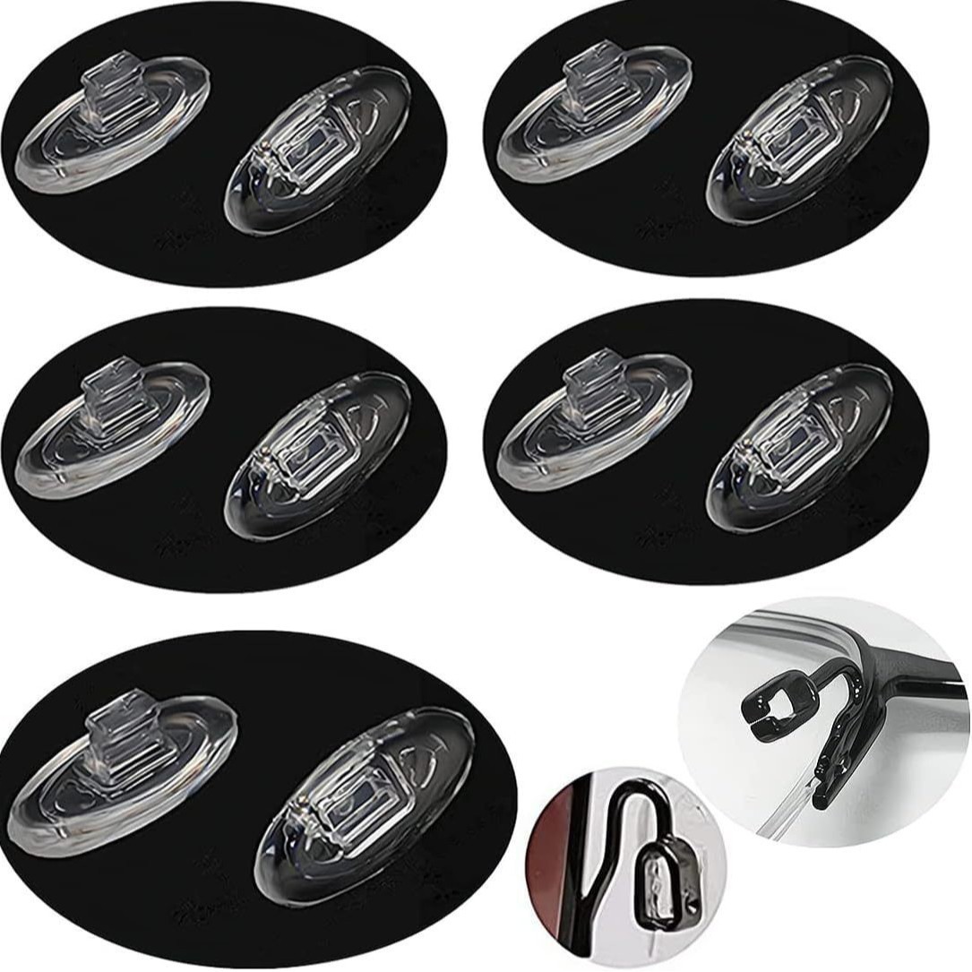 Glasses Nose Pad Silicone Buckle-type Integrated Plug-in Ultra-soft Transparent Glasses Frame Non-marking Increased Airbag Anti-slip Pad