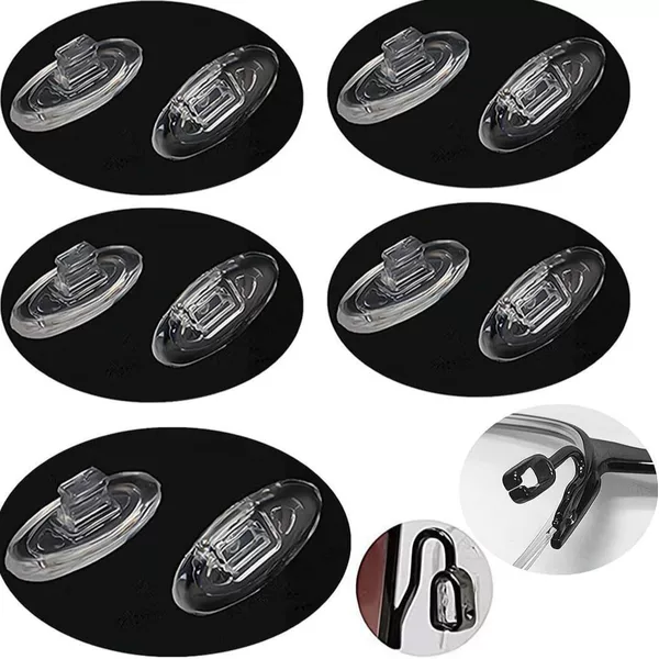 Glasses Nose Pad Silicone Buckle-type Integrated Plug-in Ultra-soft Transparent Glasses Frame Non-marking Increased Airbag Anti-slip Pad
