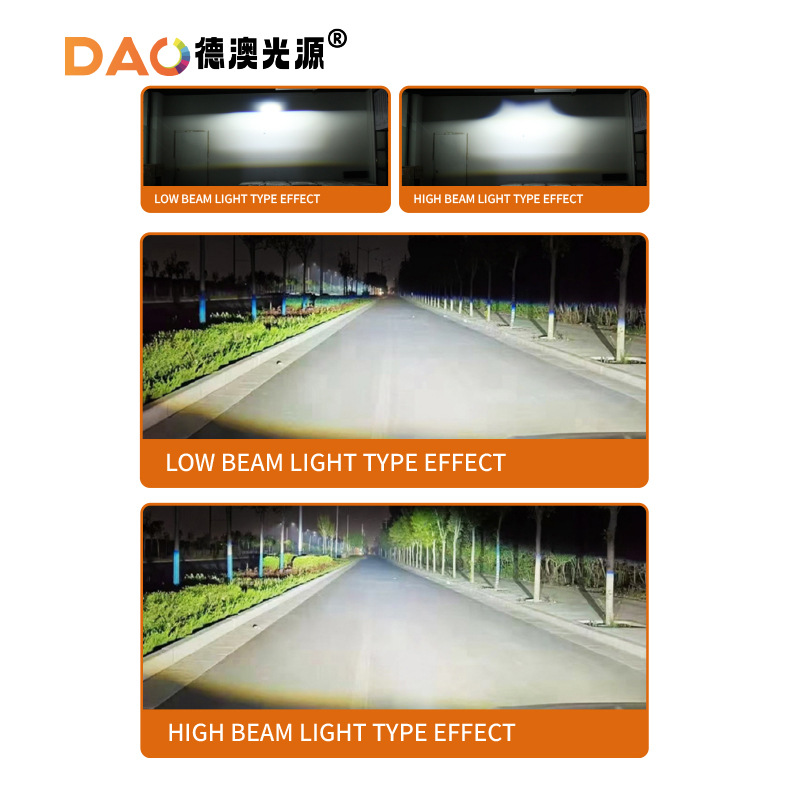 2026 nuevo faro de automóvil LED P8Pro doble foco directo 85W lente láser de penetración súper brillante image 3